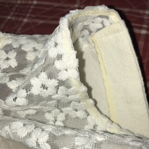 Maje asymmetrical hem dress lace inset in white - Picture 5 of 8